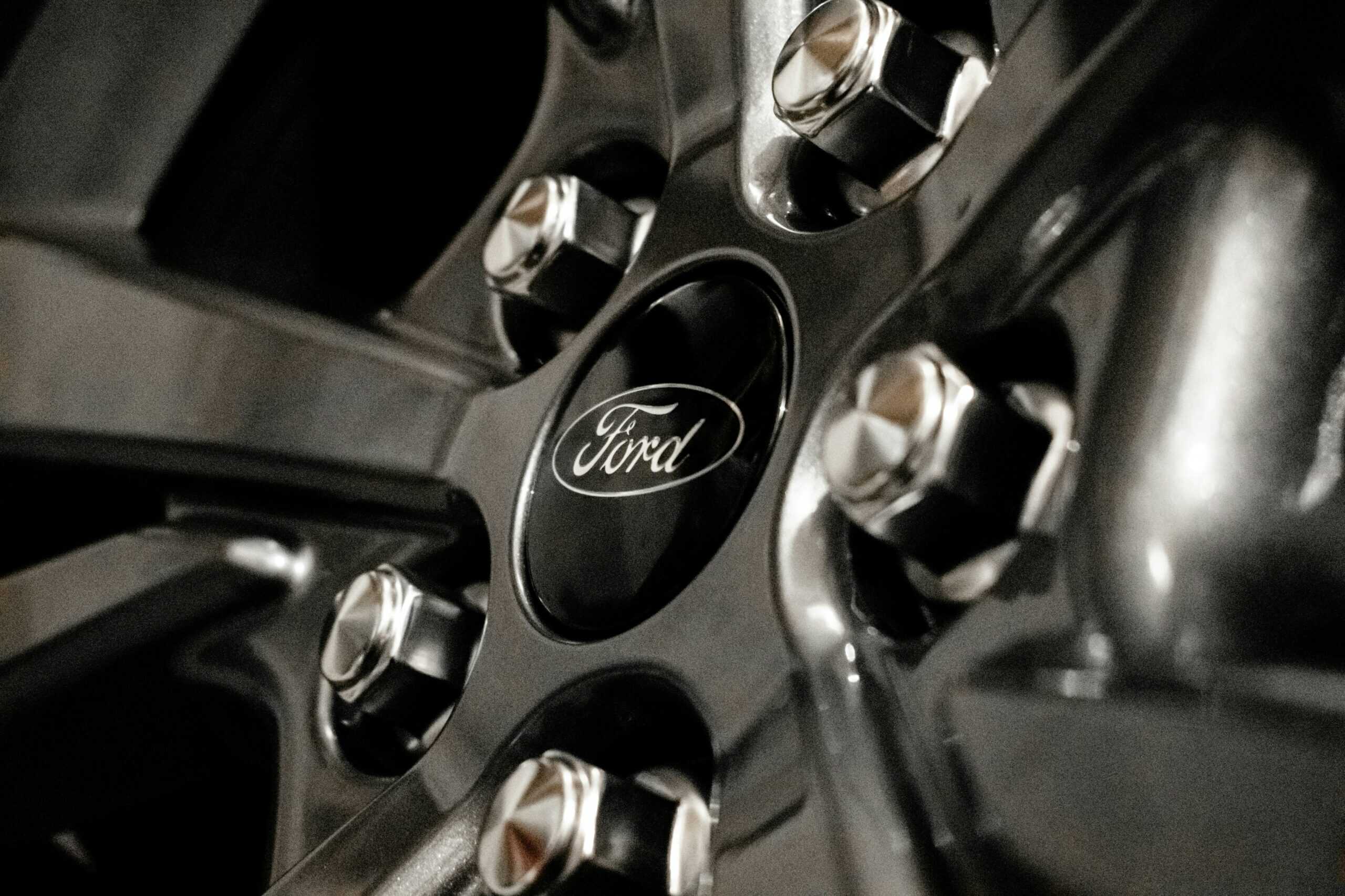 Ford logo close up