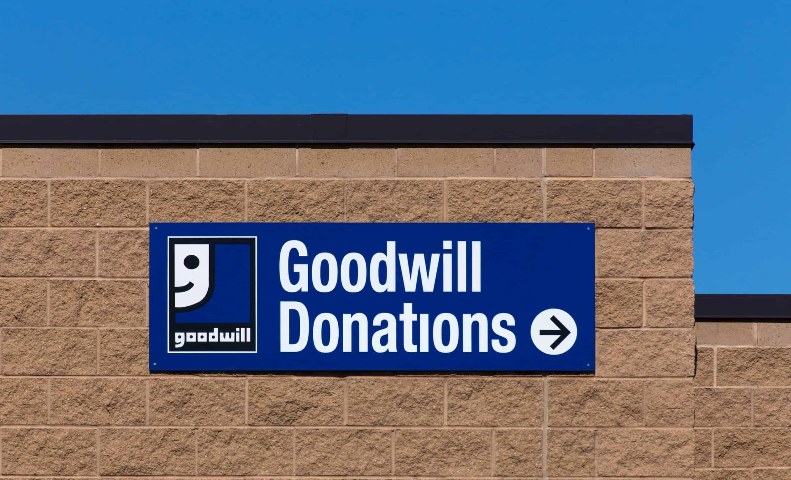 Goodwill sign