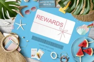 Loyalty and rewards retail concept