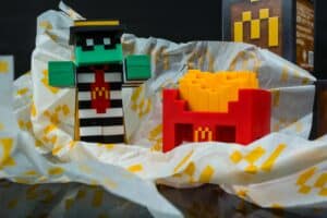 McDonald's Minecraft meal toys