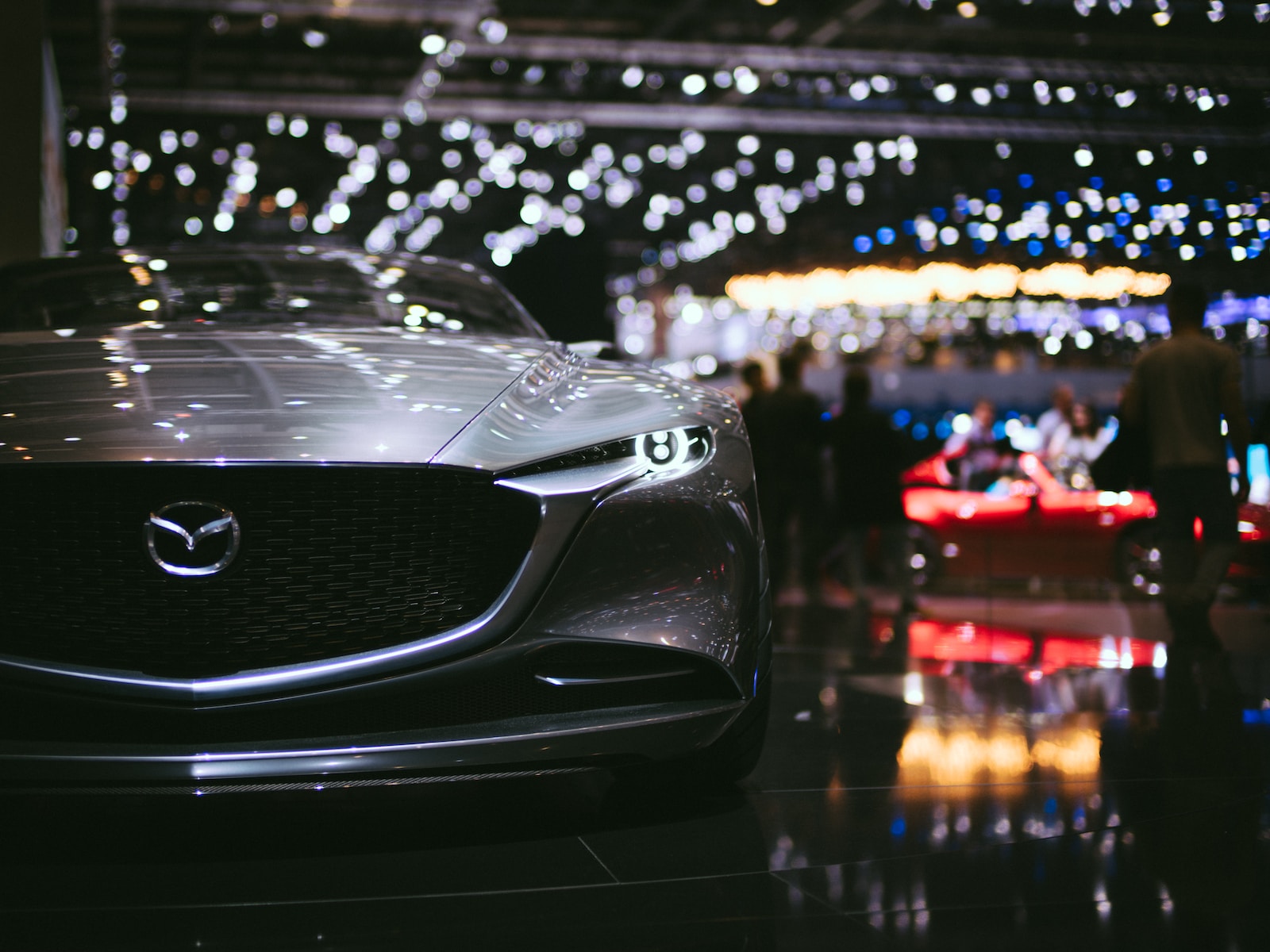 gray Mazda car san diego auto show 2023 proxy