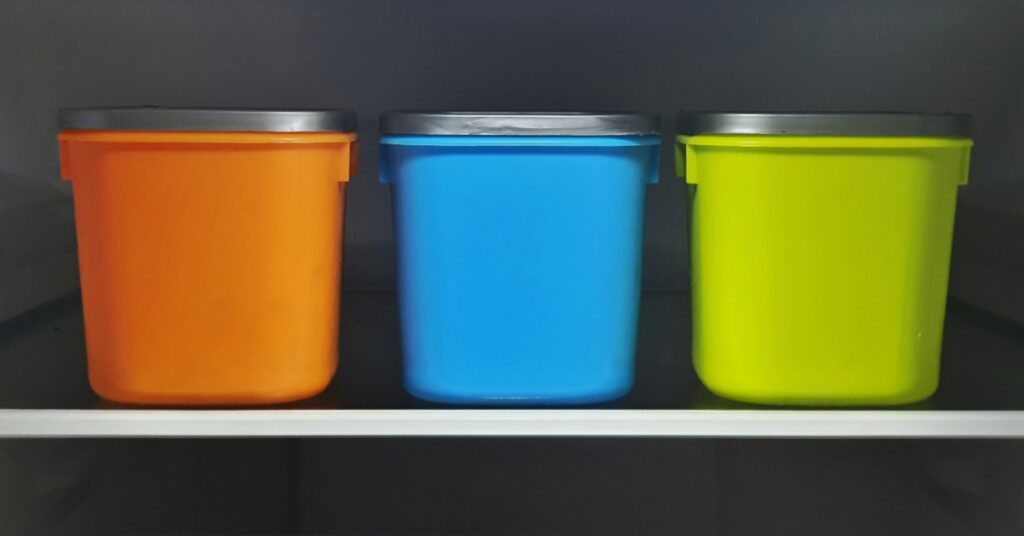 plastic containers