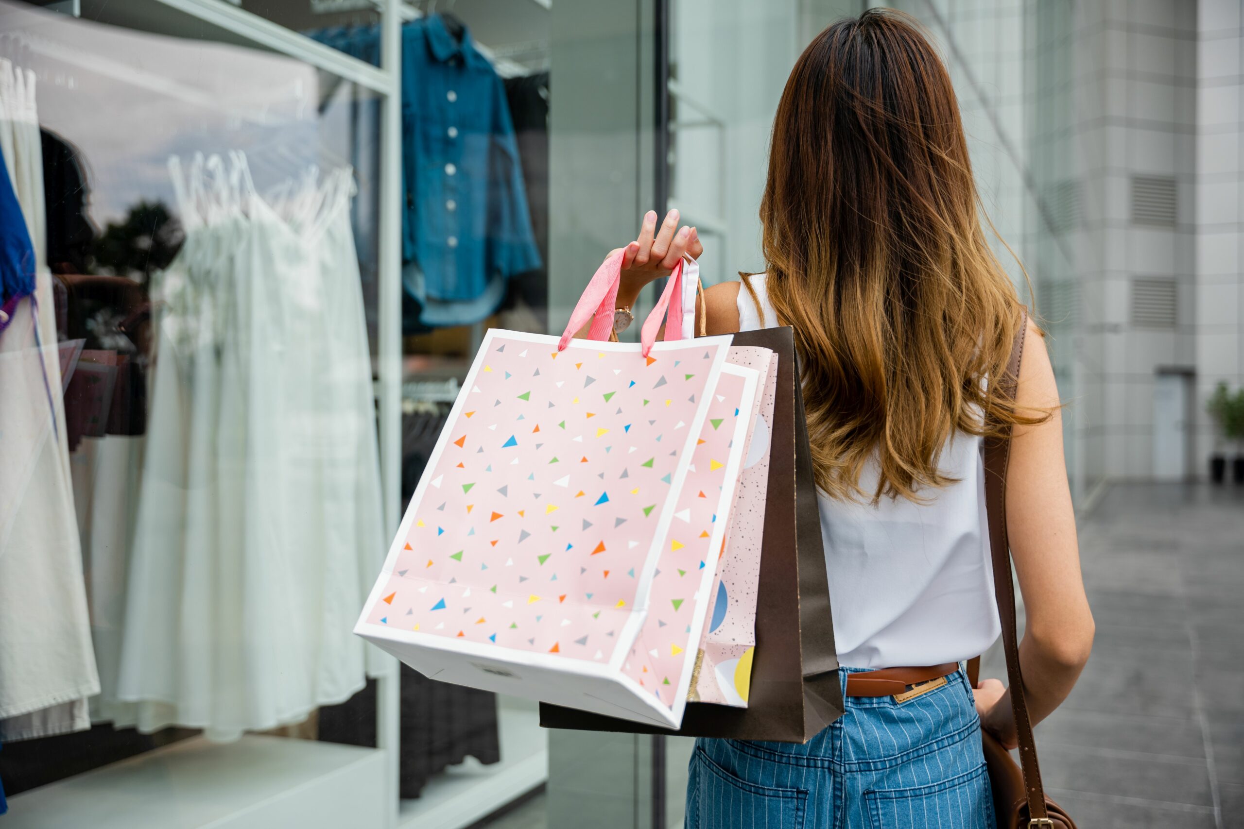 Summer retail sales shopping