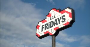 TGI Fridays sign.