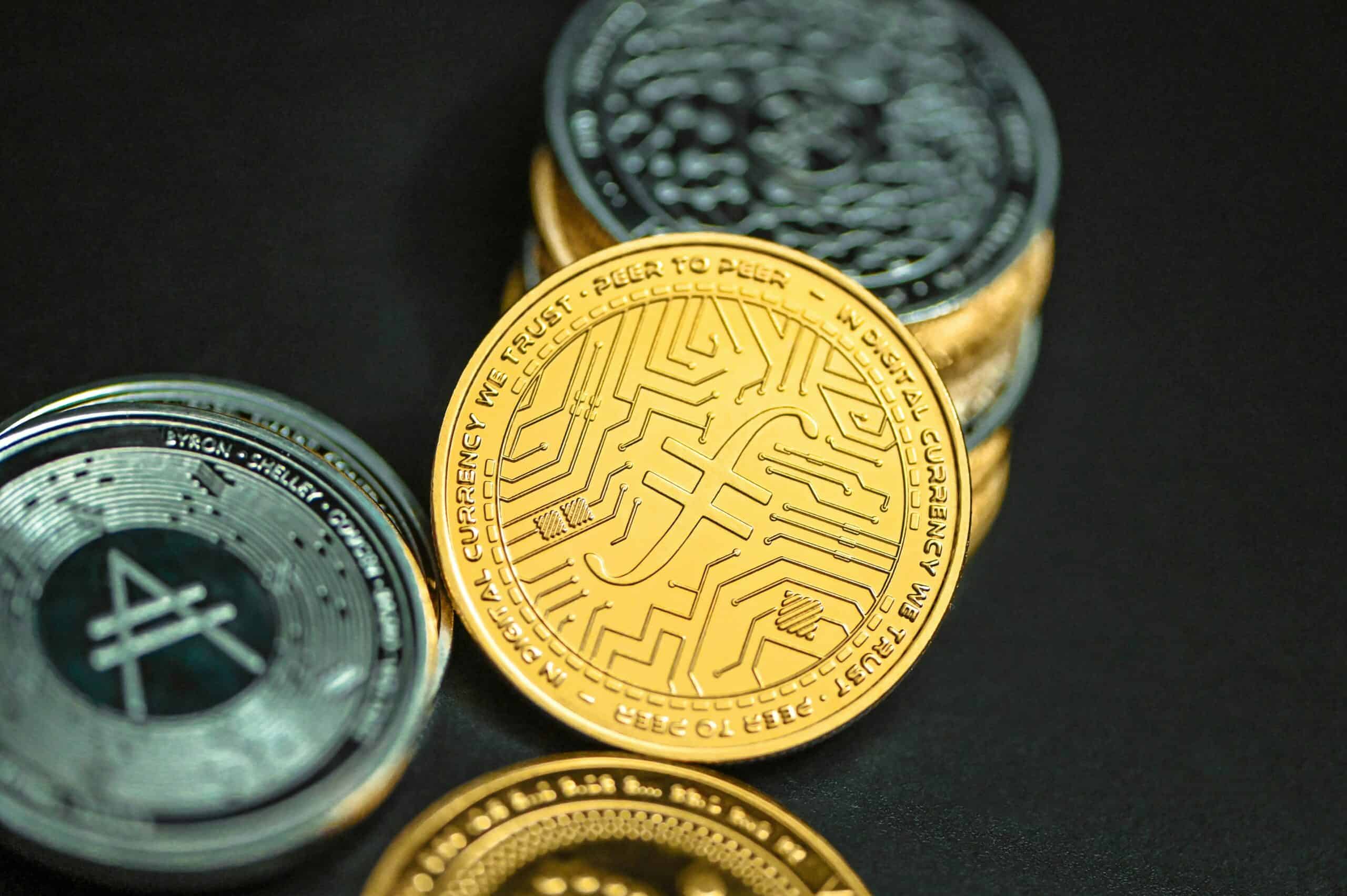 various cryptocurrency coins