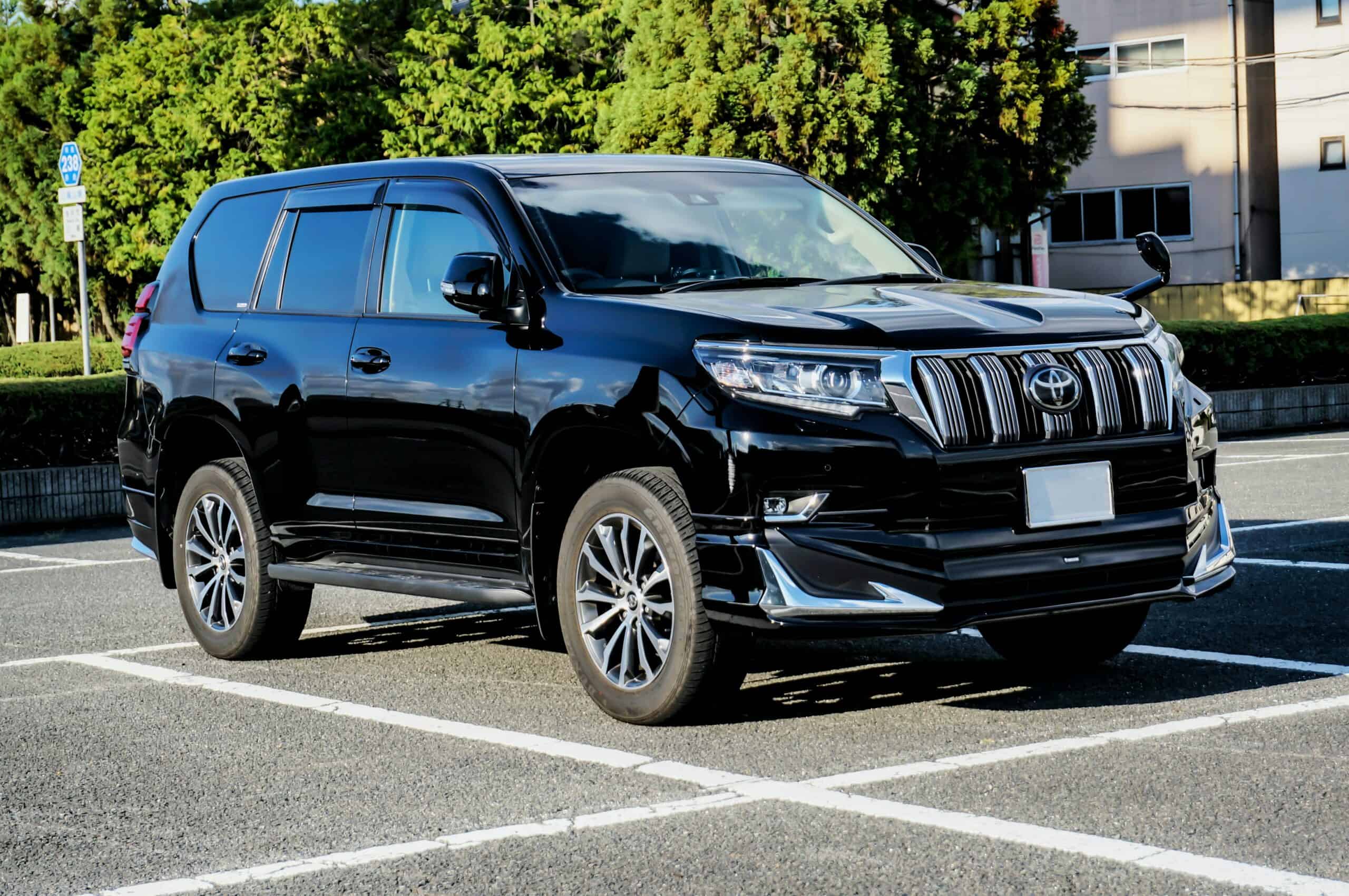 toyota SUV outside