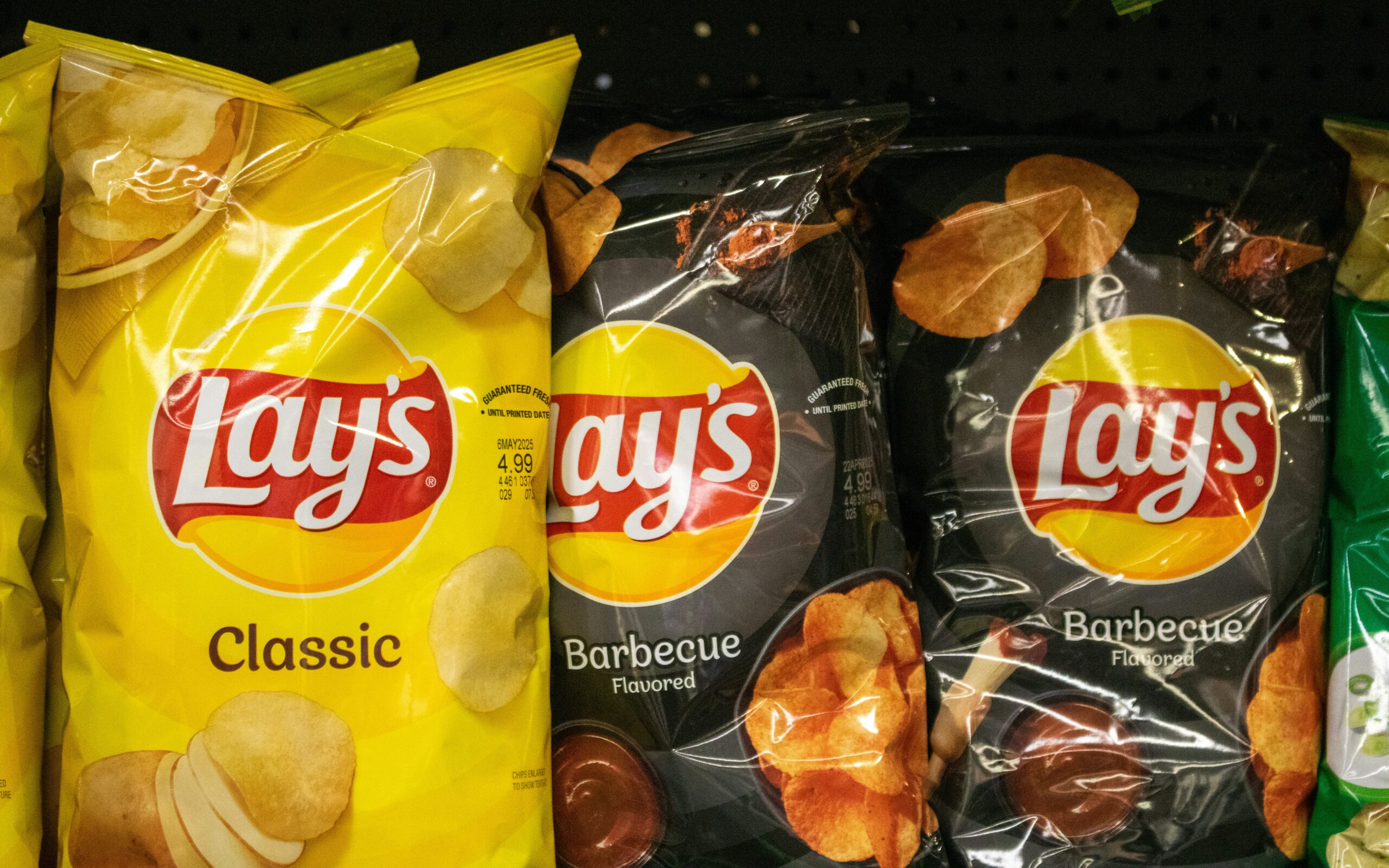 bags of frito-lay potato chips